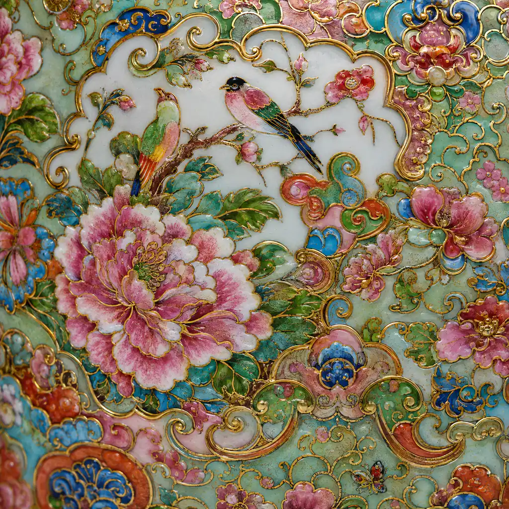 Cloisonné artwork for adynax.com