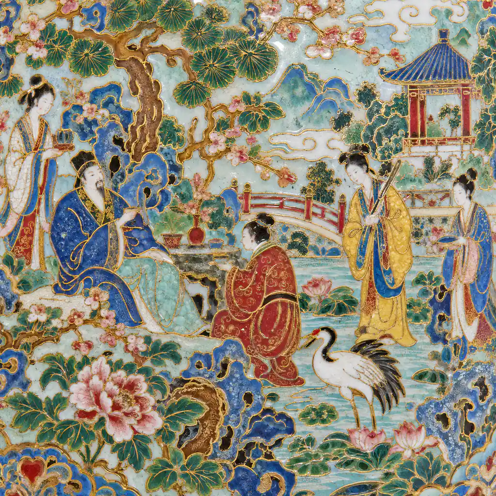 Cloisonné artwork for alestyx.com