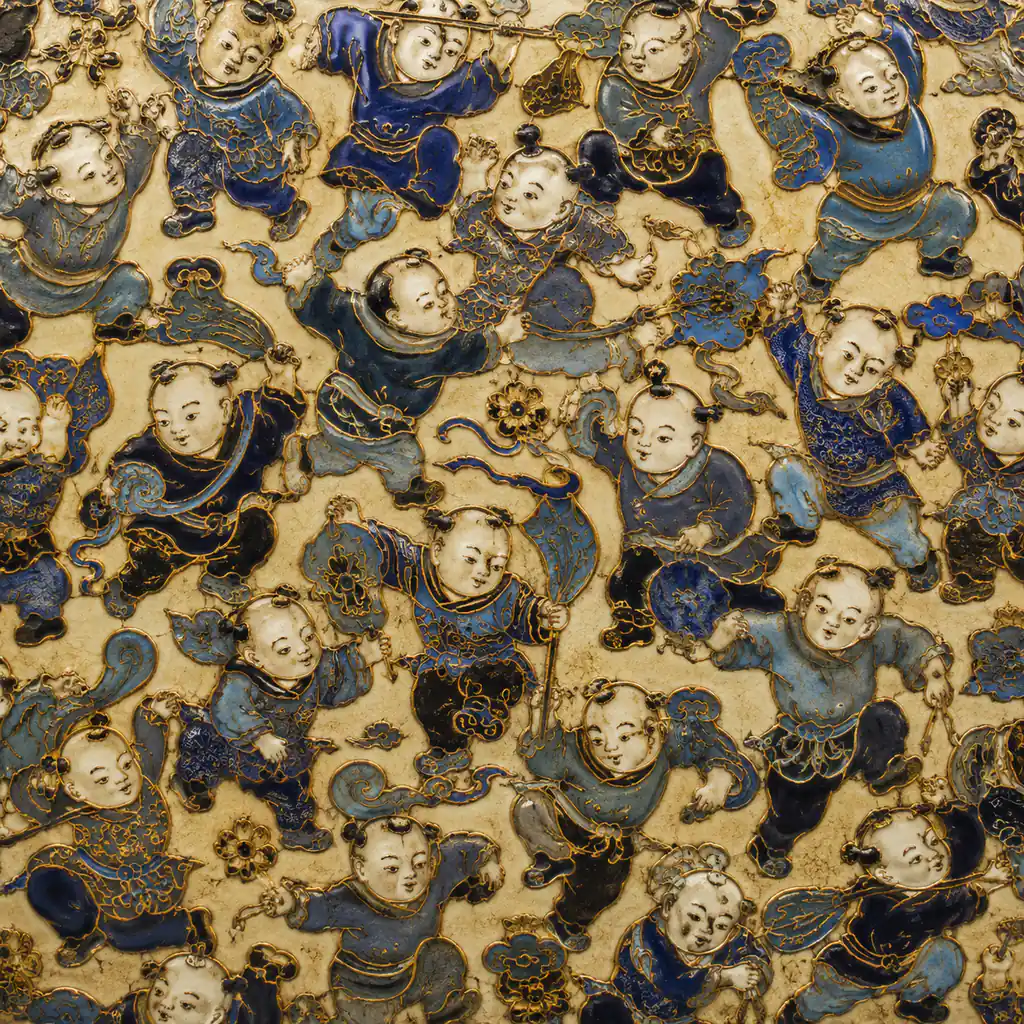 Cloisonné artwork for alluciant.com