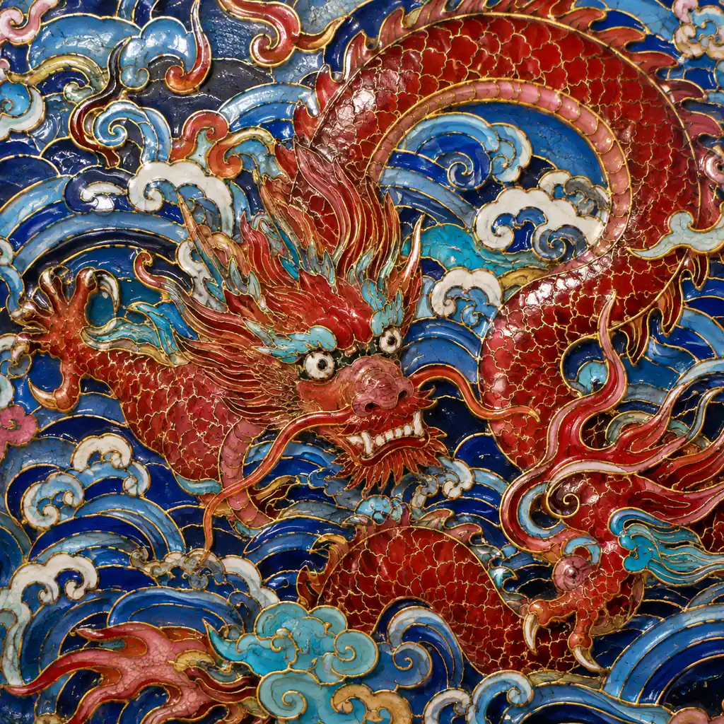 Cloisonné artwork for alxym.com