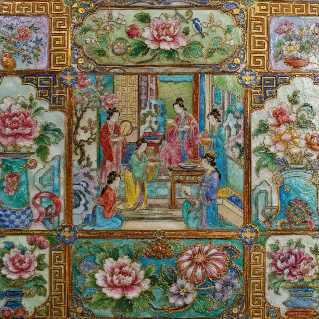Cloisonné artwork for andioc.com