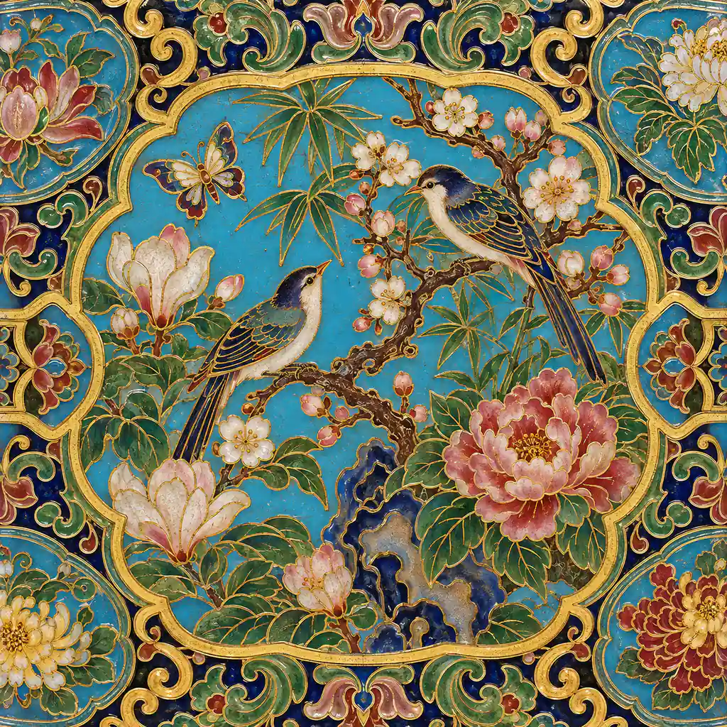 Cloisonné artwork for apryx.com