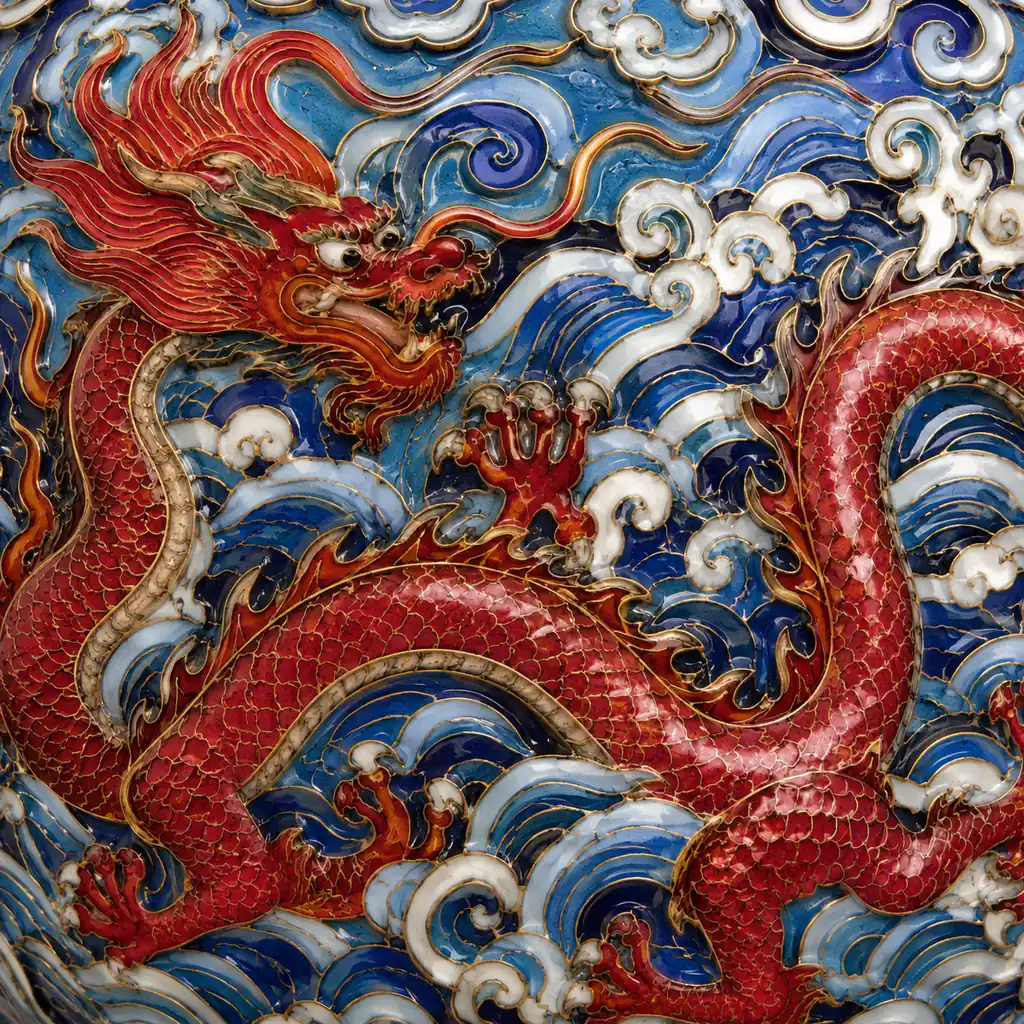Cloisonné artwork for archangeo.com