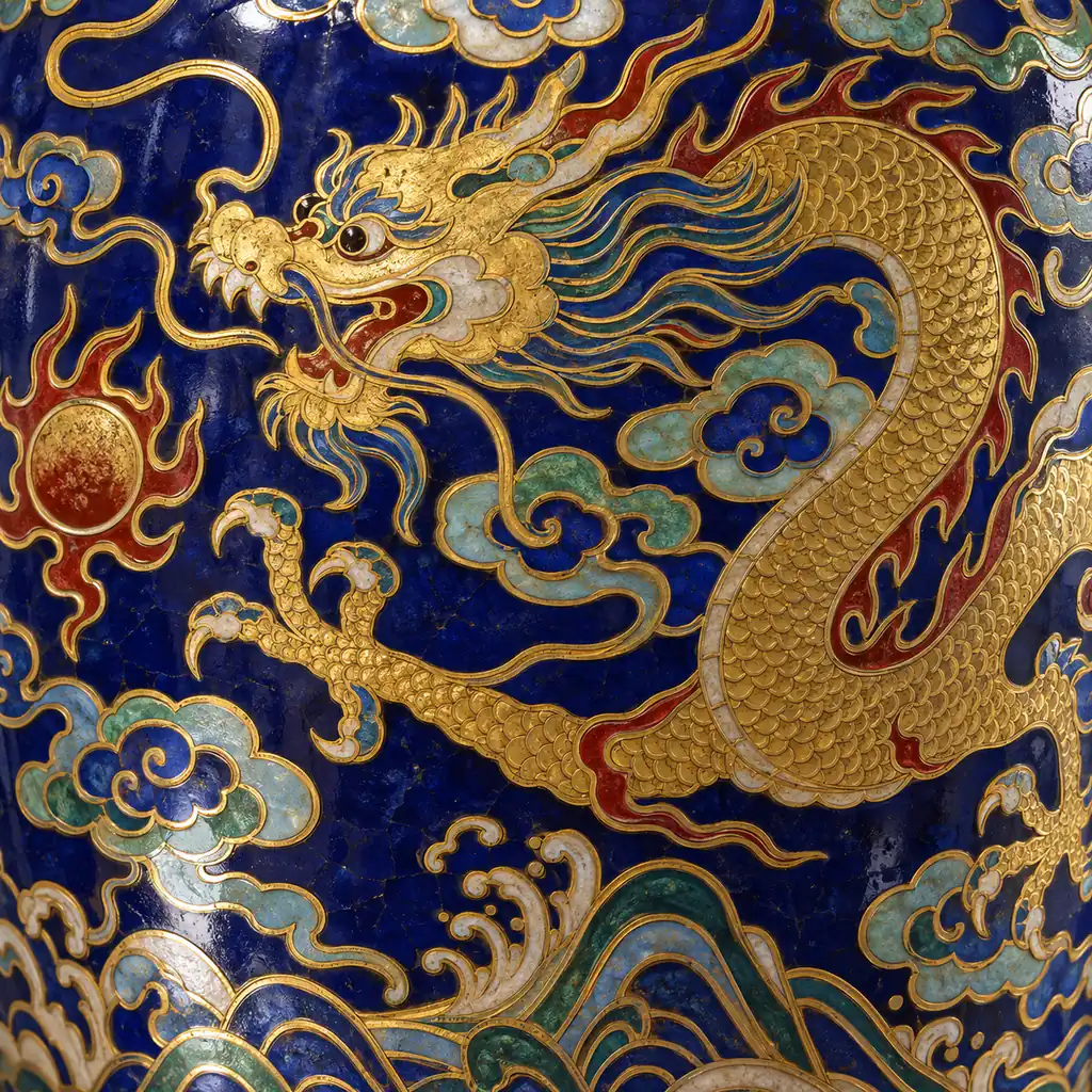 Cloisonné artwork for asygeo.com