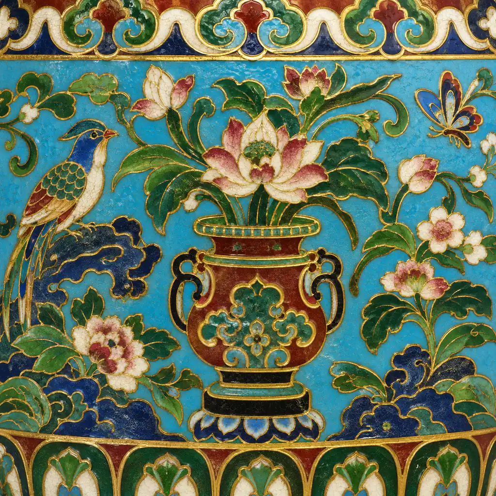 Cloisonné artwork for asyseo.com