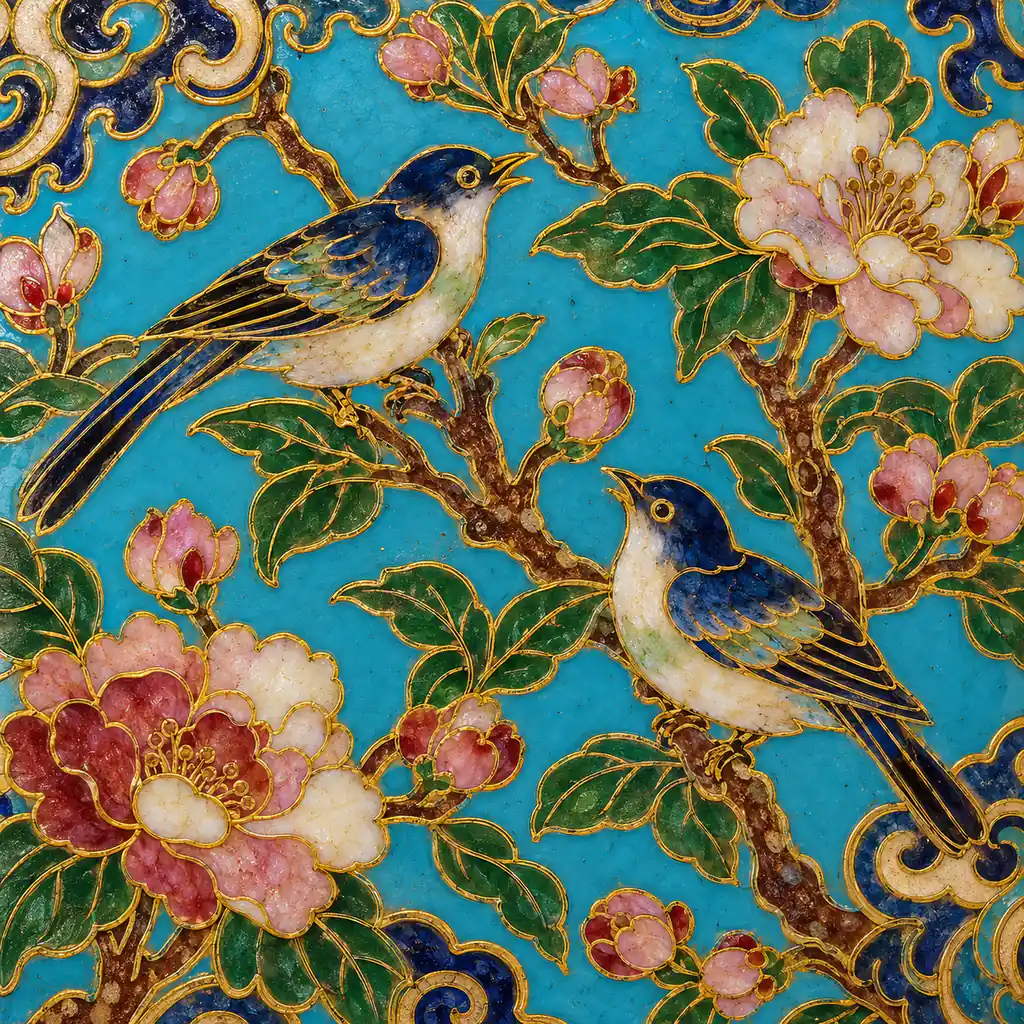 Cloisonné artwork for atygeo.com