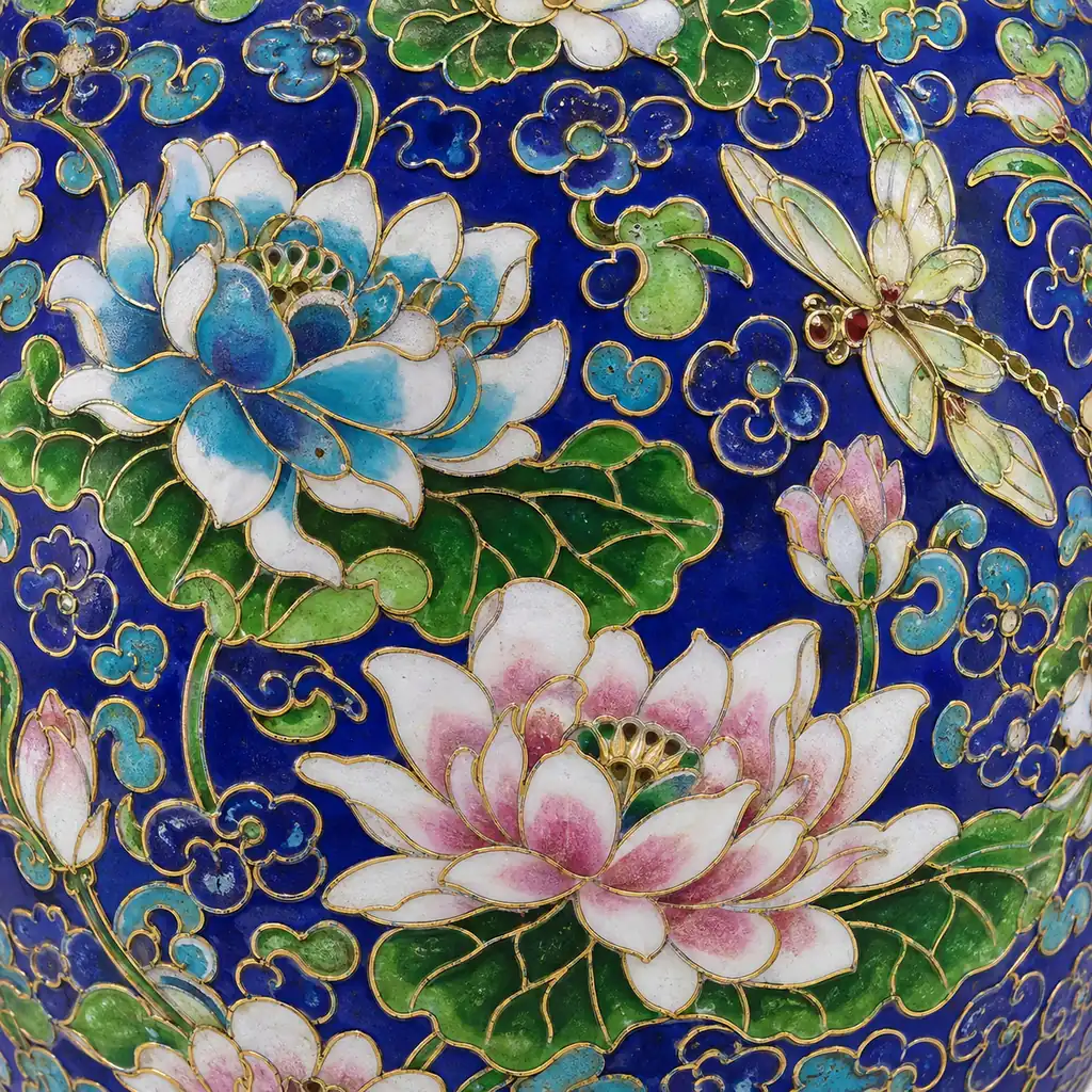 Cloisonné artwork for azurience.com