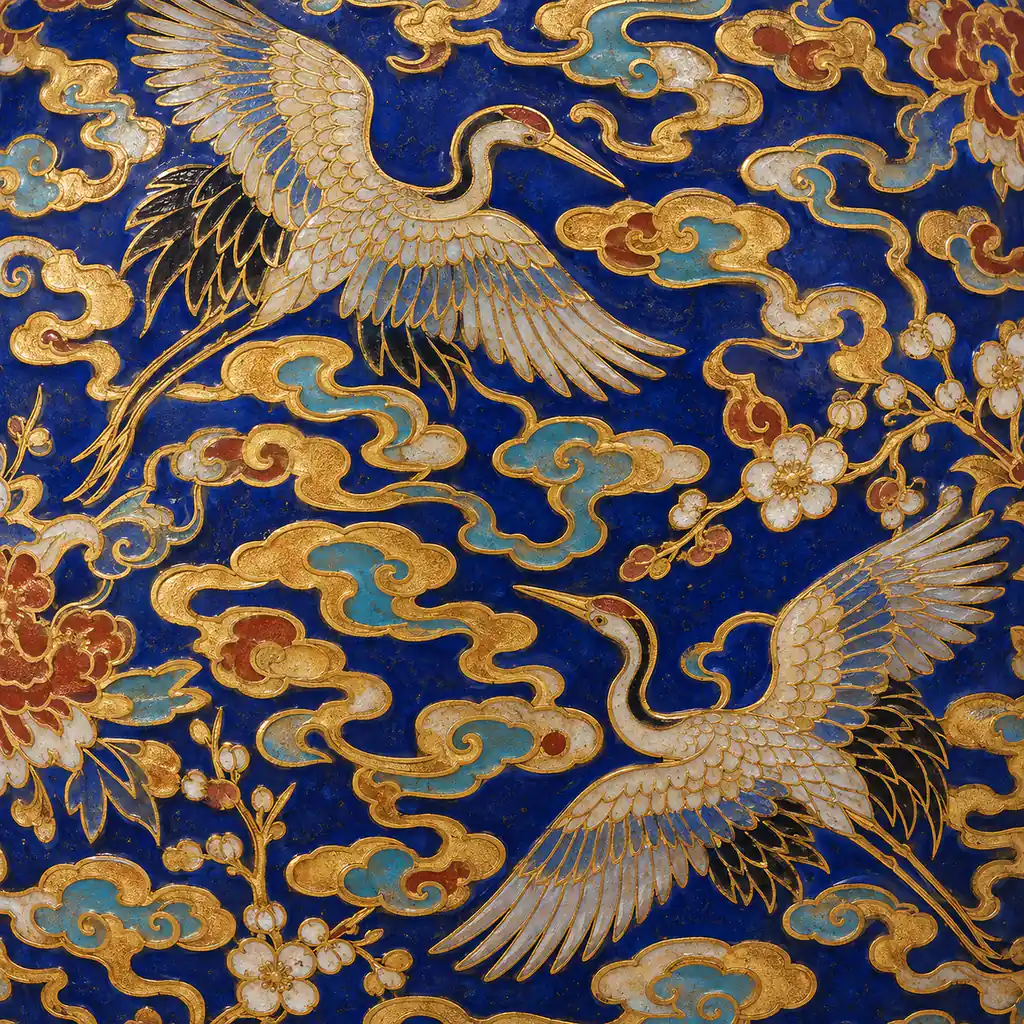 Cloisonné artwork for burrbaxter.com
