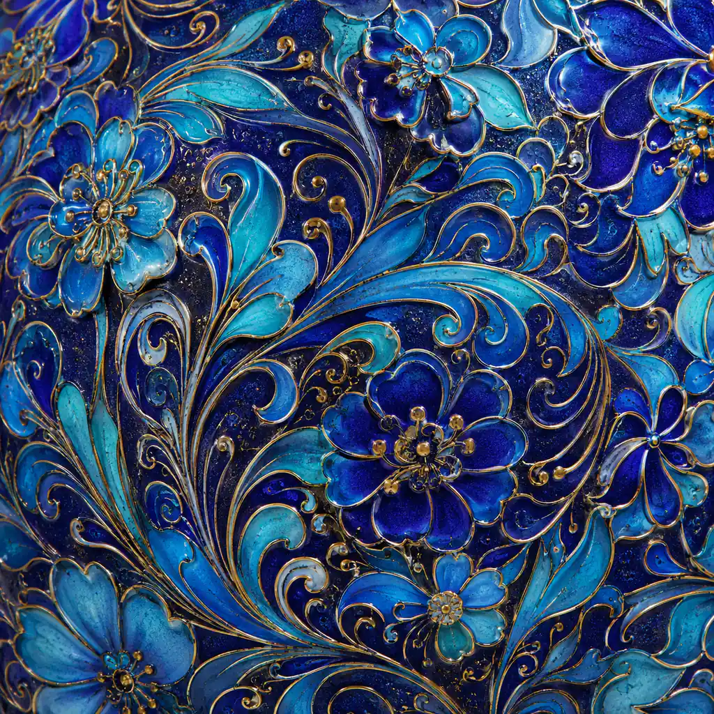 Cloisonné artwork for deogeo.com