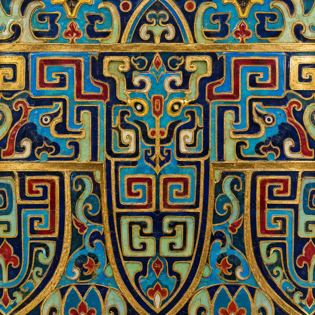 Cloisonné artwork for dynauro.com