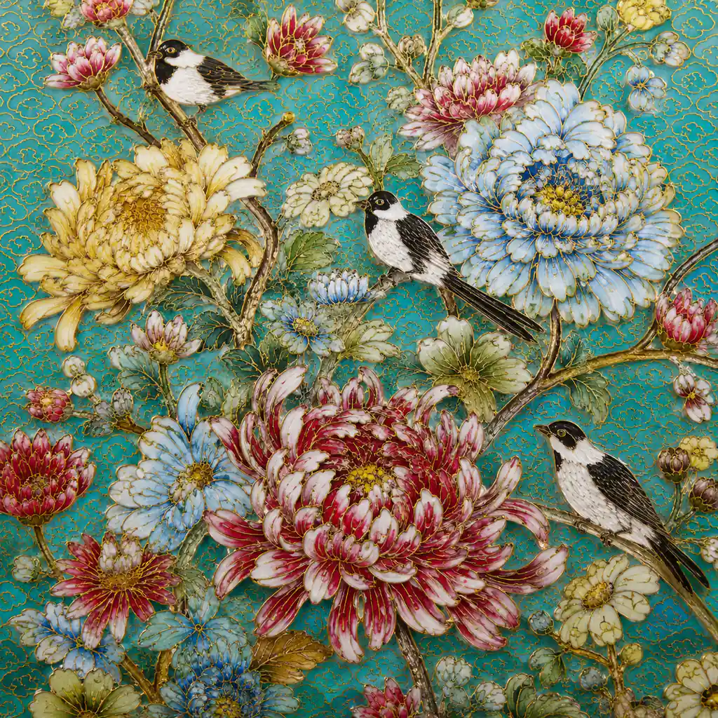 Cloisonné artwork for ebentix.com
