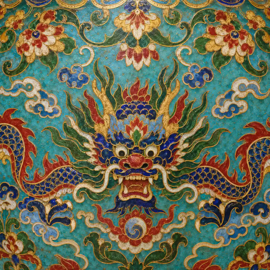 Cloisonné artwork for ellageo.com