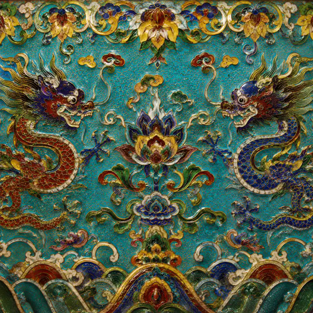 Cloisonné artwork for elyrique.com