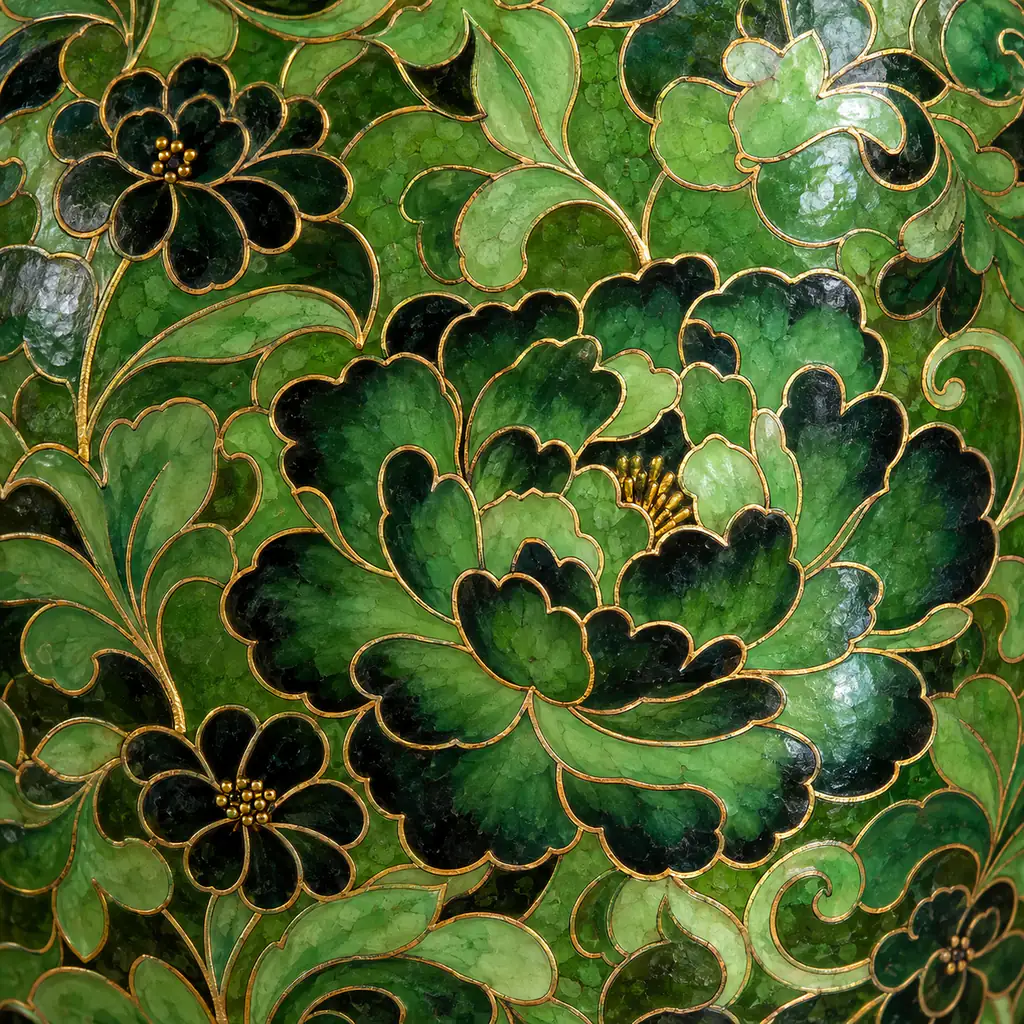 Cloisonné artwork for eumany.com