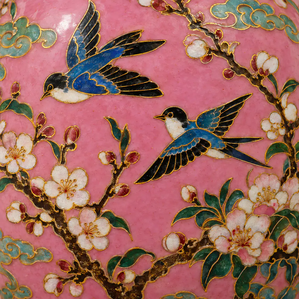Cloisonné artwork for geohat.com