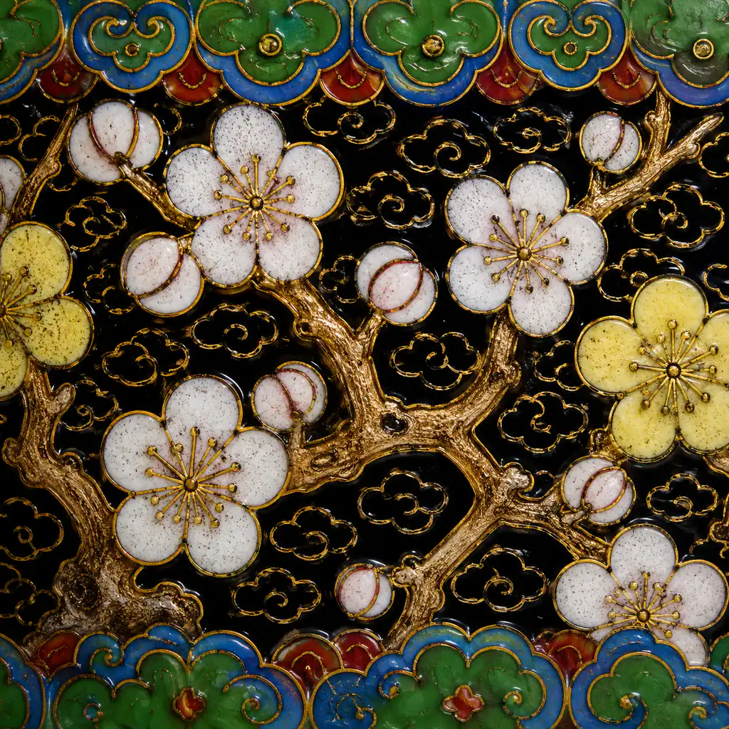 Cloisonné artwork for geoista.com