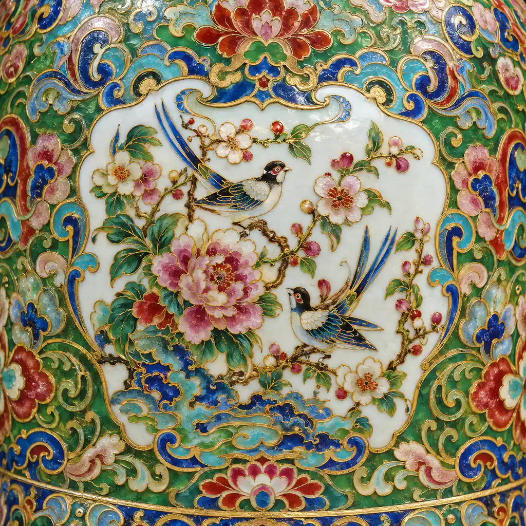 Cloisonné artwork for geometie.com