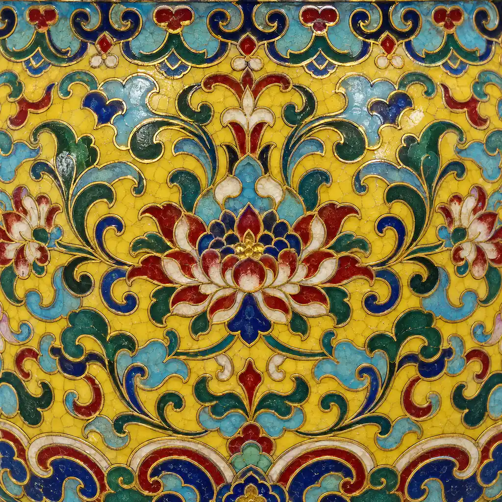 Cloisonné artwork for geoscriptor.com